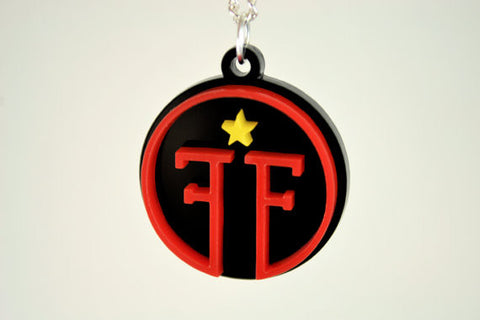 Fringe Division Logo Necklace Small - Laser Cut Acrylic