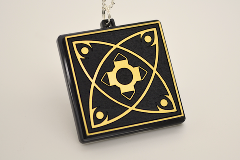 Diablo Horadric Cube Necklace - Laser Engraved Video Game Medallion