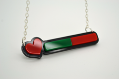 4 Life Bar Friendship Necklaces - Sale Price - Laser Cut Acrylic Videogame Jewelry