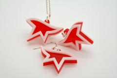 Mirror's Edge Logo Necklace - Laser Cut Acrylic Videogame Jewelry