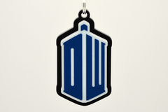 Doctor Who DW TARDIS Pendant Necklace - Laser Cut Acrylic Jewelry