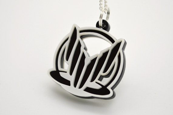 Mass Effect Spectre Pendant Necklace - Laser Cut Acrylic