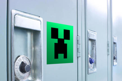 Minecraft Creeper Decal - Creeper Face Sticker