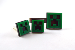 Minecraft Creeper Tie Bar - Laser Cut Acrylic Gaming Men's Wear