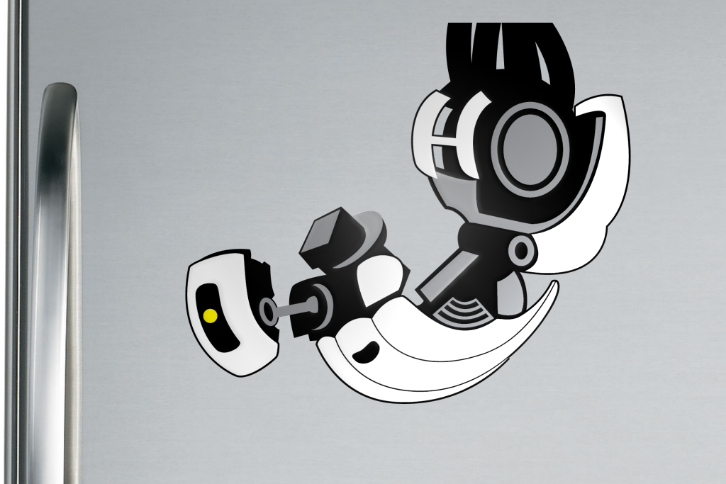 GLaDOS Vinyl Decal - Layered Portal Decal by LicketyCut
