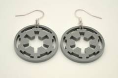 Star Wars Galactic Empire Necklace and Earring Set - SWTOR Laser Cut Acrylic Jewelry Set