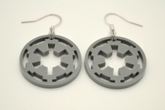 Star Wars Galactic Empire Earrings - SWTOR Laser Cut Acrylic Jewelry