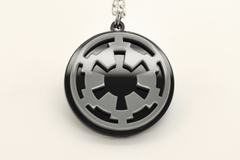 Star Wars Galactic Empire Necklace and Earring Set - SWTOR Laser Cut Acrylic Jewelry Set