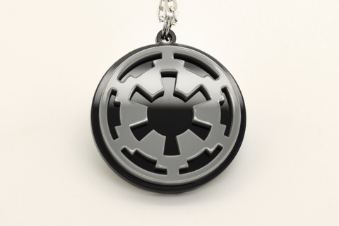 Star Wars Galactic Empire Necklace - SWTOR Laser Cut Acrylic Jewelry