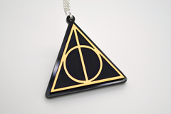 Deathly Hallows Earrings - Laser Cut Acrylic Harry Potter Jewelry