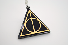 Harry Potter Platform 9 3/4 Laser Engraved Acrylic Necklace - King's Cross Station