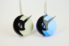 My Little Pony Luna Cutie Mark Necklace - Laser Cut Acrylic Cartoon Jewelry