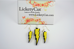 Pokemon Pikachu Lightning Bolt Necklace - Laser Cut Acrylic