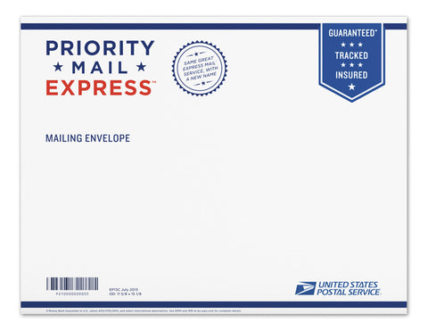 Upgrade to Priority Mail Express Overnight Shipping - US Orders Only