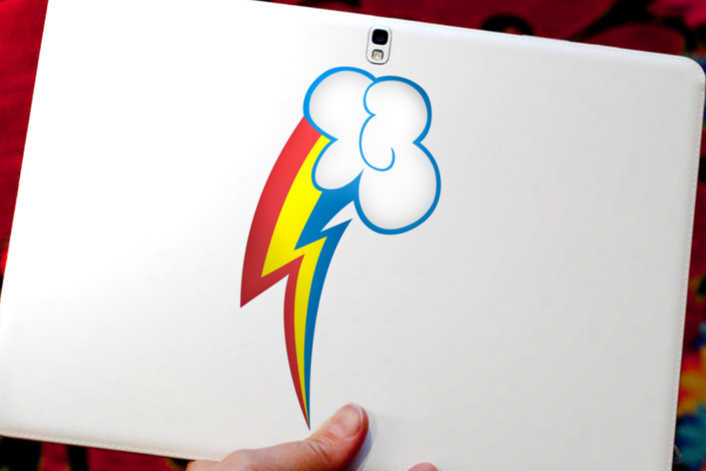 My Little Pony Rainbow Dash Vinyl Decal - MLP - Brony Sticker