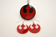 Star Wars Galactic Empire Earrings - SWTOR Laser Cut Acrylic Jewelry