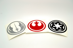 Star Wars Galactic Empire Vinyl Decal - Choose Your Color
