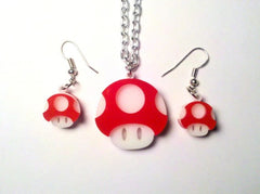 Piranha Plant Laser Cut Acrylic Gaming Necklace