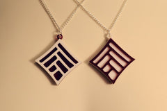 Pair of Dragon Age Qunari Warpaint Friendship Necklaces