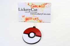 Pokemon Pokeball Laser Cut Acrylic Earrings