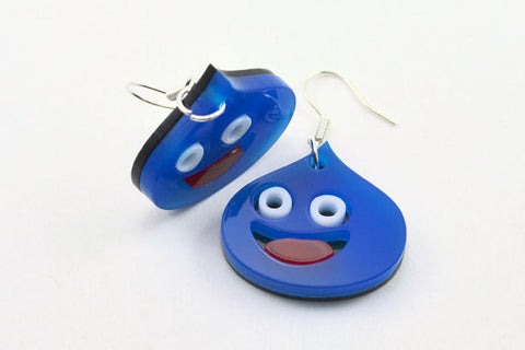 Dragon Quest Blue Slime Earrings