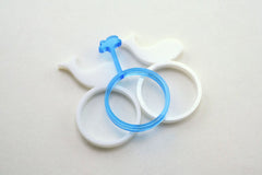 White Whale Laser Cut Acrylic Ring Set