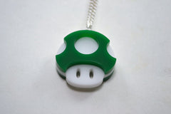 Nintendo Mario Power Up Mushroom Laser Cut Acrylic Necklace