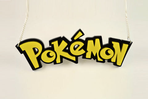 Pokemon Necklace - Laser Cut Acrylic