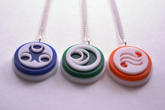 Legend of Zelda Wind Waker Pearls of the Goddesses Necklace Set - Laser Cut Acrylic