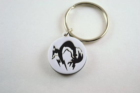 Metal Gear Solid FOXHOUND Keychain - Laser Cut Acrylic