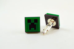 Minecraft Creeper Tie Bar - Laser Cut Acrylic Gaming Men's Wear