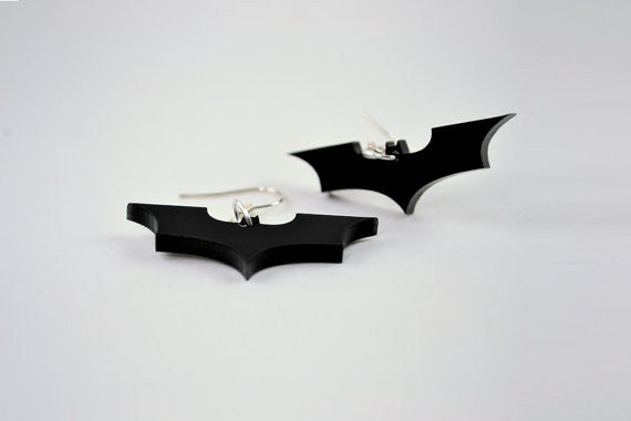 Batman The Dark Knight Rises Earrings - Laser Cut Acrylic