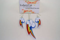 My Little Pony Rainbow Dash Cutie Mark Necklace - Laser Cut Acrylic