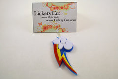 My Little Pony Rainbow Dash Cutie Mark Necklace - Laser Cut Acrylic