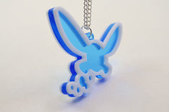 Legend of Zelda Navi Necklace - Laser Cut Acrylic Gaming Gear