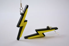 Pokemon Pikachu Lightning Bolt Earrings - Laser Cut Acrylic