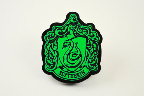 Harry Potter Slytherin House Crest Tie Tack or Bag Pin - Laser Cut and Laser Engraved Acrylic