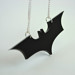 Batman The Dark Knight Rises Triple Stacked Pendant Necklace - Laser Cut Acrylic