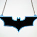 Batman The Dark Knight Rises Triple Stacked Pendant Necklace - Laser Cut Acrylic